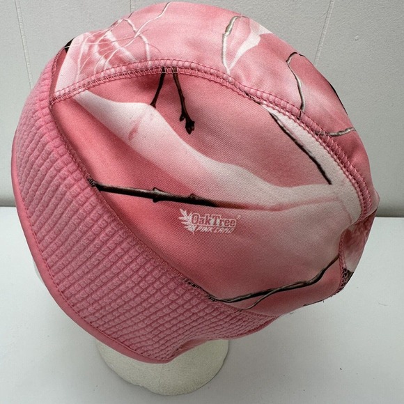 Huntworth Beanie Hat Cap Pink Camo Thermal Ponytail Hunting Hunter Camouflage - Picture 3 of 11